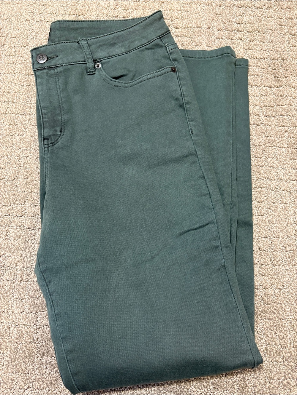 dressbarn Dark Green Boot Cut Jeans